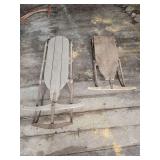 (2) Vintage Sleds