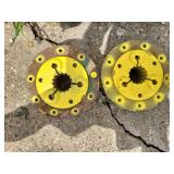 (2) Splined Hubs