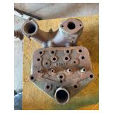 John Deere Two Cylinder Head and Manifold