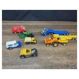 (8) Trucks, Car, Tractor, Crawler Tonka
