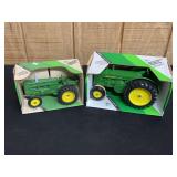 (2) 1/16 John Deere R + M NIB Ertl
