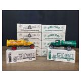 (10) 1/34 Pennzoil + Quaker State Tanker Truck Banks NIB Ertl