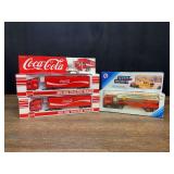 (3) Coca-Cola + Shell Semis NIB