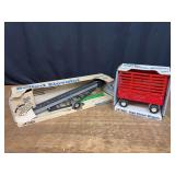 (2) 1/16 Elevator + Bale Throw Wagon NIB Ertl