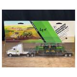 1/64 John Deere Tractors on Semi NIB Ertl