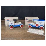 (10) 1/25 AMOCO Truck Banks NIB Ertl