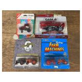 (4) 1/64 Case + Case-IH NIB Ertl