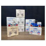(9) FINA Truck Banks NIB Ertl