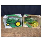 (2) 1/16 John Deere A NIB Ertl