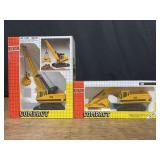 (2) 1/70 Caterpillar Excavator + Crane NIB Joal
