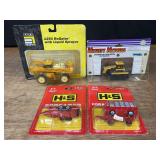 (4) 1/64 Caterpillar, Ag-Chem, H&S NIB Ertl