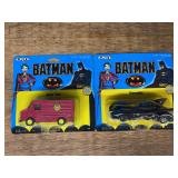 (2) Batmobile + Joker Van NIB Ertl