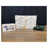 (7) 1/25 Red Crown Gasoline Truck Banks NIB Ertl
