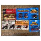 (8) 1/64 IH + Case-IH NIB Ertl