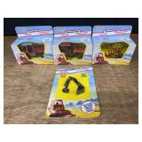 (4) MF + Case-IH Tractors, Hose Reel, Backhoe NIB Lone Star