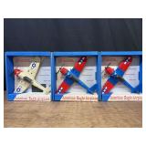 (3) American Eagle Airplane NIB SM
