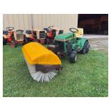 John Deere 214 with Sweepster