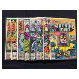 Marvel Comics Machine Man Comic Book Lot Issues 5, 6, 7, 8, 9, 14, and 18 (1978-1980)