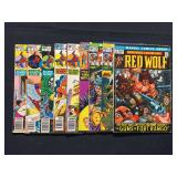 Marvel Comics Assorted Lot of 8 Issues: Spidey Super Stories, Creatures on the Loose, Astonishing Tales, and Red Wolf