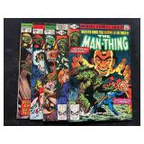 Marvel Comics Group The Man-Thing Lot of 5 Issues Nos. 4, 6, 11, 12, 18 (1974-1980)