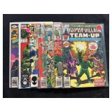 Marvel Comics Assorted Lot: Super-Villain Team-Up, Marvel Premiere, and Marvel Super Heroes Secret Wars