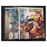 DC Comics Ame-Comi Girls Lot of 5 Issues #1-4 Plus #1 Wonder Woman Variant