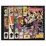 Marvel Comics Lot - The New Mutants #16, #25, #26, Guardians of the Galaxy #1, and The New Warriors #1