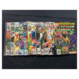 Marvel Comics Group Assorted Lot of 12 Issues Featuring Avengers, Captain America, and Marvel Team-Up