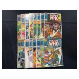 Marvel Doctor Who Comic Book Lot Issues 1-23 Partial Run (1984)