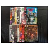 Assorted Autographed Independent Comic Book Lot of 14 Featuring DC, Image, Crusade, and Fusebox Comics
