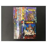 Dark Horse and DC Comics Sci-Fi Comic Book Assortment Featuring Aliens, Predator, Batman, and Terminator