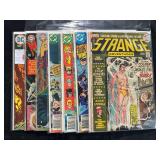 DC Comics Lot of 7 Assorted Bronze Age Issues Featuring Swamp Thing, Aquaman, Metamorpho, All-Star Comics, and Strange Adventures