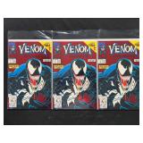 Marvel Comics Venom Lethal Protector Number 1 February 1992 Lot of 3 Foil Covers