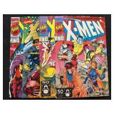 Marvel Comics X-Men Issue Number 1 Set of Four Variants 1991