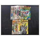 Marvel Comics Assorted Lot of 14 Issues Including Marvel Team-Up, Super-Villain Team-Up, Thor, and Fantastic Four