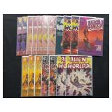 Eclipse Comics Alien Worlds and Alien Encounters Comic Book Lot (17 Issues)