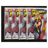 Marvel Comics Ms. Marvel Number 1 Lot of 4 Direct Edition 2006