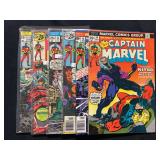 Marvel Comics Group Captain Marvel Lot Issues 34, 42, 43, 44, 45, and 48