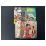 Assorted Comic Books Group - Dell and Gold Key - Walt Disney, Korak, Mighty Samson, Shaggy Dog, Margie - 7 Issues