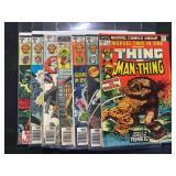 Marvel Comics Group Assorted Lot of 7 Comic Books Featuring Marvel Two-In-One and Marvel Super-Heroes (1973-1980)
