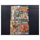 Marvel Comics Lot of 10 Assorted Series Issues Including Fantastic Four, Marvel Two-In-One, Marvel Premiere, and Marvel Knights