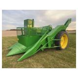 John Deere Model 60 with 227 Two Row Mounted Corn Picker