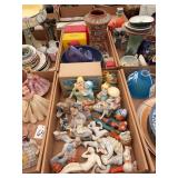 Assorted Collection of Ceramic Mermaid Figurines and Kitchen Collectibles