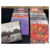 Classic Rock Vinyl Record Lot Featuring George Harrison, Boston, Cream, and More