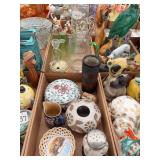 Assorted Decorative Ceramics, Glassware, and Collectible Tabletop Lot