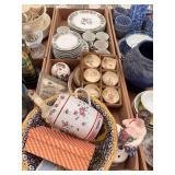 Assorted Ceramic Tableware and Decorative Collectibles Lot