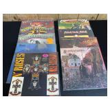 Rock and Hard Rock Vinyl LP Record Collection featuring Black Sabbath, Ozzy Osbourne, Guns N Roses, Molly Hatchet, Dust, and Commander Cody