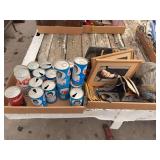 Assorted Collectibles and Memorabilia Lot including Royal Crown Cola Sportscans and Novelty Items