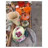 Assorted Decorative Art Glass and Ceramic Tableware Collection