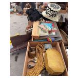 Mixed Collection of Collectibles, Paper Ephemera, Linens, and Accessories